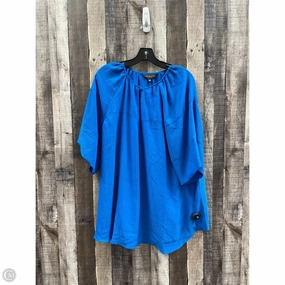 Top Short Sleeve By Cme In Blue, Size: 1x outdoor concert Trendy Look