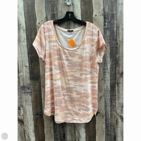 Top Short Sleeve By Cme In Camouflage Print, Size: 2x Cozy and Fashionable Cozy Layer Fit
