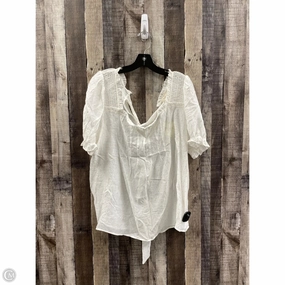 Top Short Sleeve By Cme In Polkadot Pattern, Size: 3x Crew neck classic Simple Comfort Look