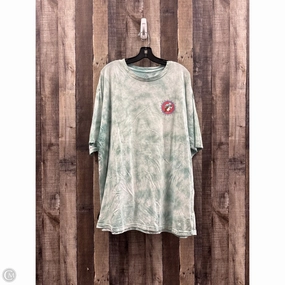 Crew Neck Design Top Short Sleeve By Cme In Tie Dye Print, Size: 3x