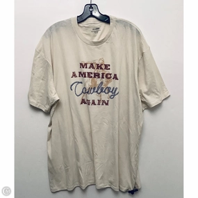 Top Short Sleeve By Cmf In Cream, Size: 2x hypoallergenic Cozy Fit Design