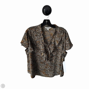 OekoTexCertified Quick Dry Wear Top Short Sleeve By Counterparts In Black & Cream, Size: Xl