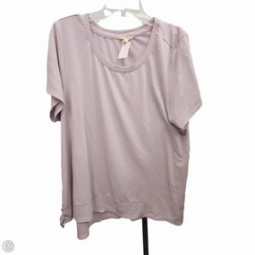 Top Short Sleeve By Cupio In Purple, Size: 2x Easy Style Wear easygoing look