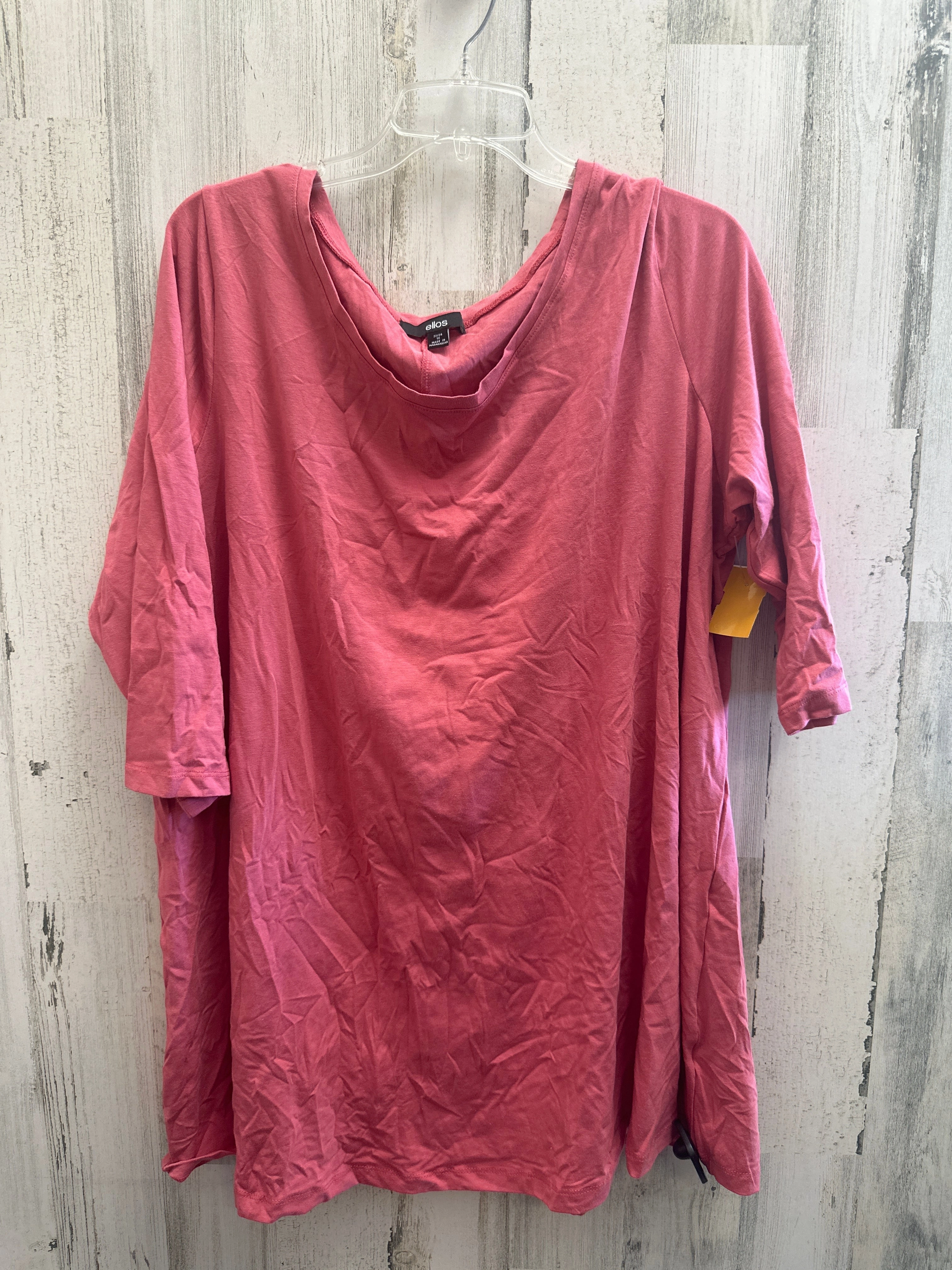 Easy Comfort Stylish Everyday Wear Top Short Sleeve By Ellos  Size: 1x