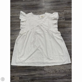 Kids clothing Top Short Sleeve By Entro In White, Size: 2x