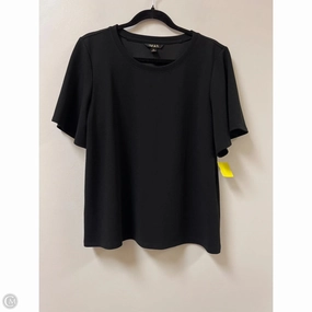 Seasonal Outfit Top Short Sleeve By Iman Hsn In Black, Size: Xl