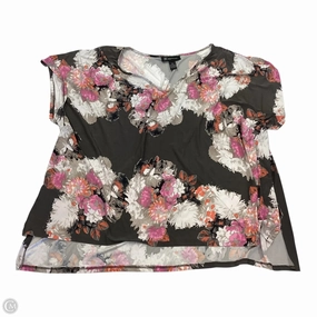 Top Short Sleeve By Inc In Floral Print, Size: 3x Bold and Comfortable contrast