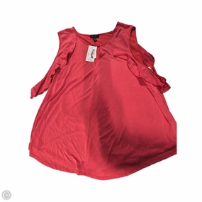Top Short Sleeve By Jessica Simpson In Red, Size: 3x Thermal Regulation Fabric