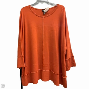 Top Short Sleeve By Jones New York In Orange, Size: 3x Ultimate Comfort Recycled Polyester Thread