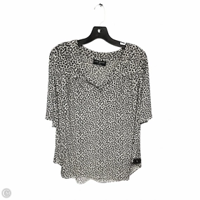 Quick Comfort Design Premium Comfort Top Short Sleeve By Lane Bryant In Black & White, Size: 2x