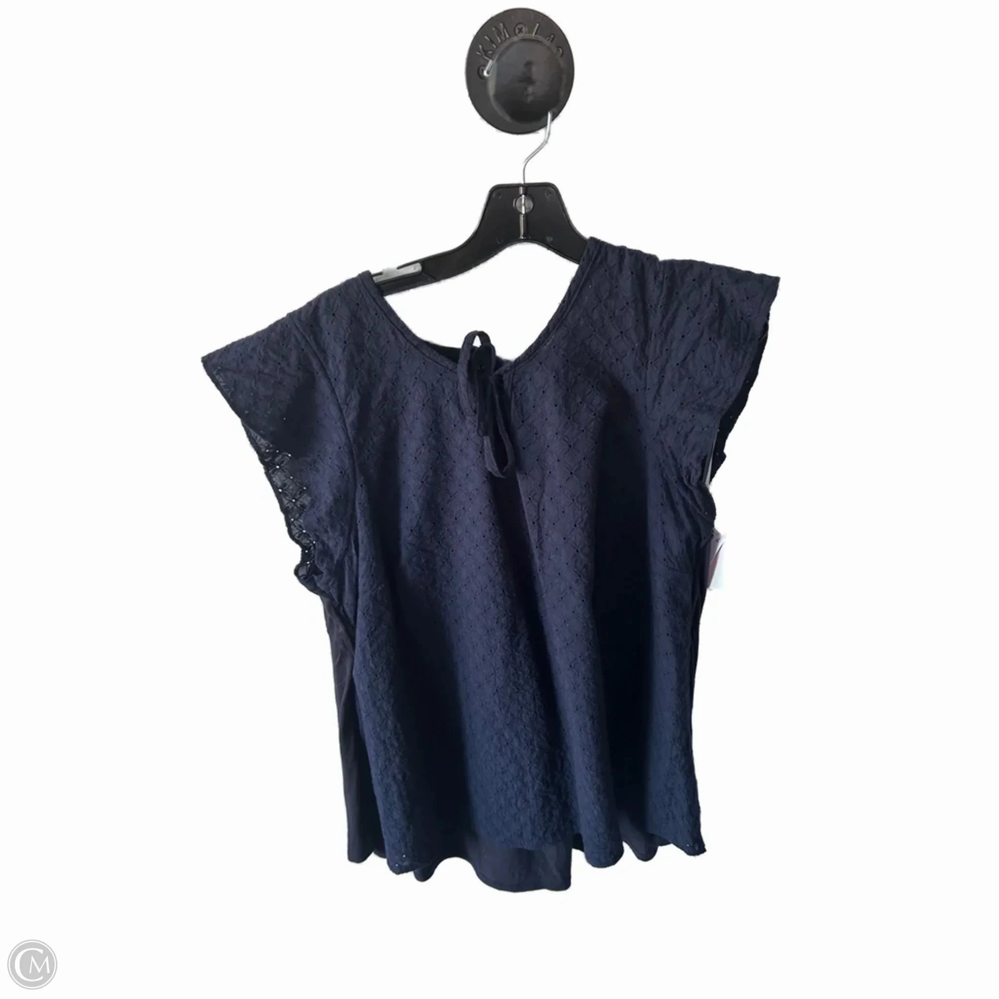 Top Short Sleeve By Lane Bryant In Blue, Size: 1x Fit Design