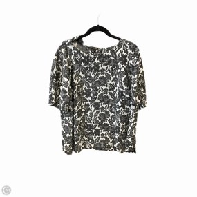 BiodegradableMaterial Thermal regulation Top Short Sleeve By Lane Bryant In Floral Print, Size: 3x