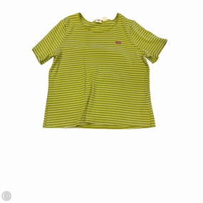 Top Short Sleeve By Levis In Striped Pattern, Size: 3x Stretchable AllWeatherComfort
