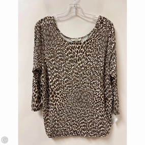 All Day Flex Top Short Sleeve By Liverpool In Animal Print, Size: Xl
