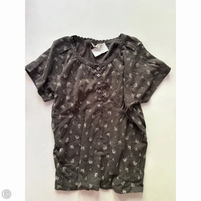 Top Short Sleeve By Lucky Brand In Floral Print, Size: Xl Active Layering