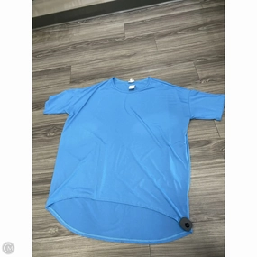Top Short Sleeve By Lularoe In Blue, Size: 2x EnhancedDurabilityFinish Yoga flexibility