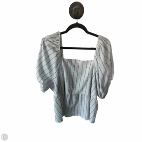 Top Short Sleeve By Madewell In Black & White, Size: 2x Active Fit Striped modernity