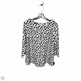 Casual Layers All-Purpose Comfort Top Short Sleeve By Melloday In Animal Print, Size: 1x