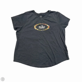 Top Short Sleeve By Nike In Black, Size: 1x Soft & Smooth Sport Flex