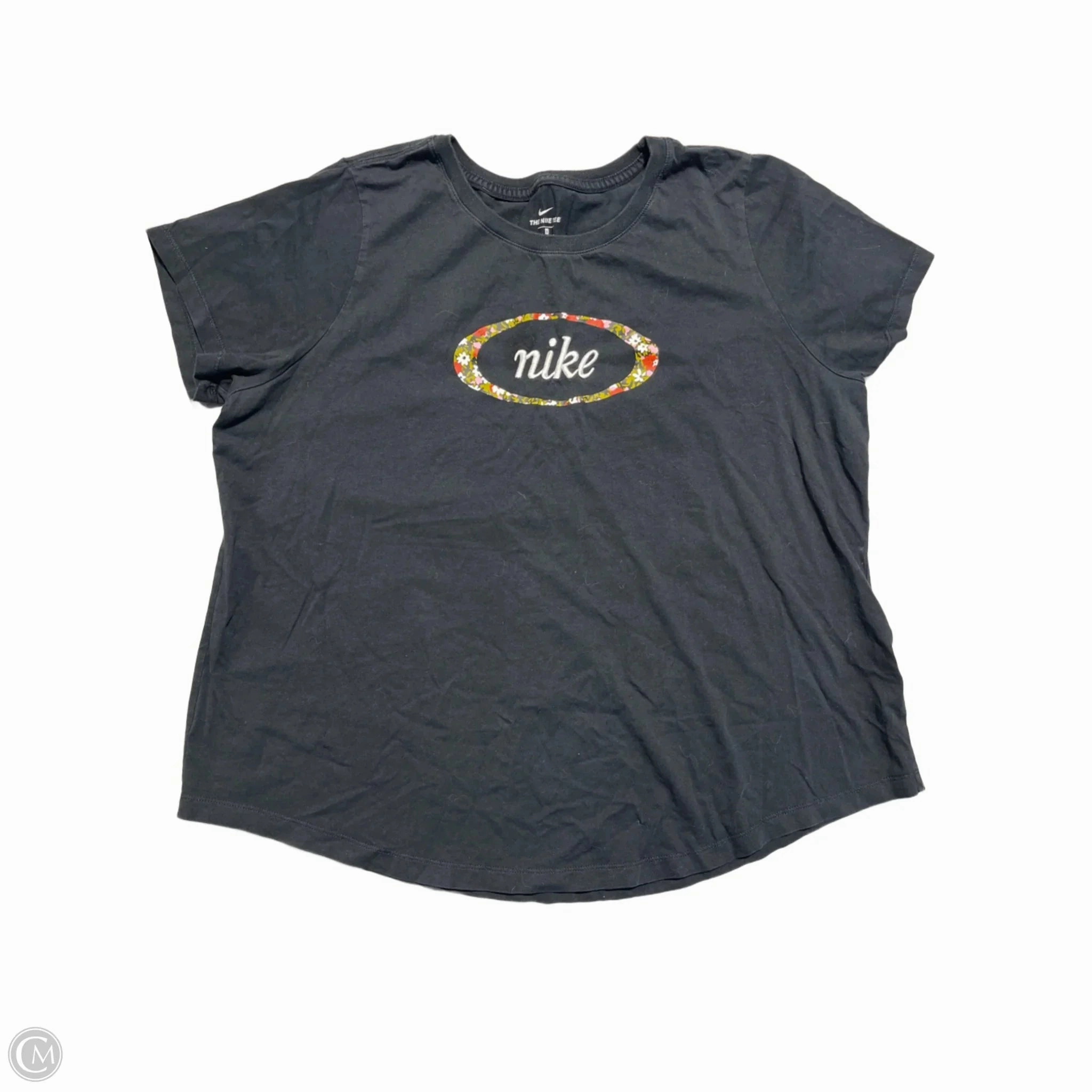 Top Short Sleeve By Nike In Black, Size: 1x Soft & Smooth Sport Flex