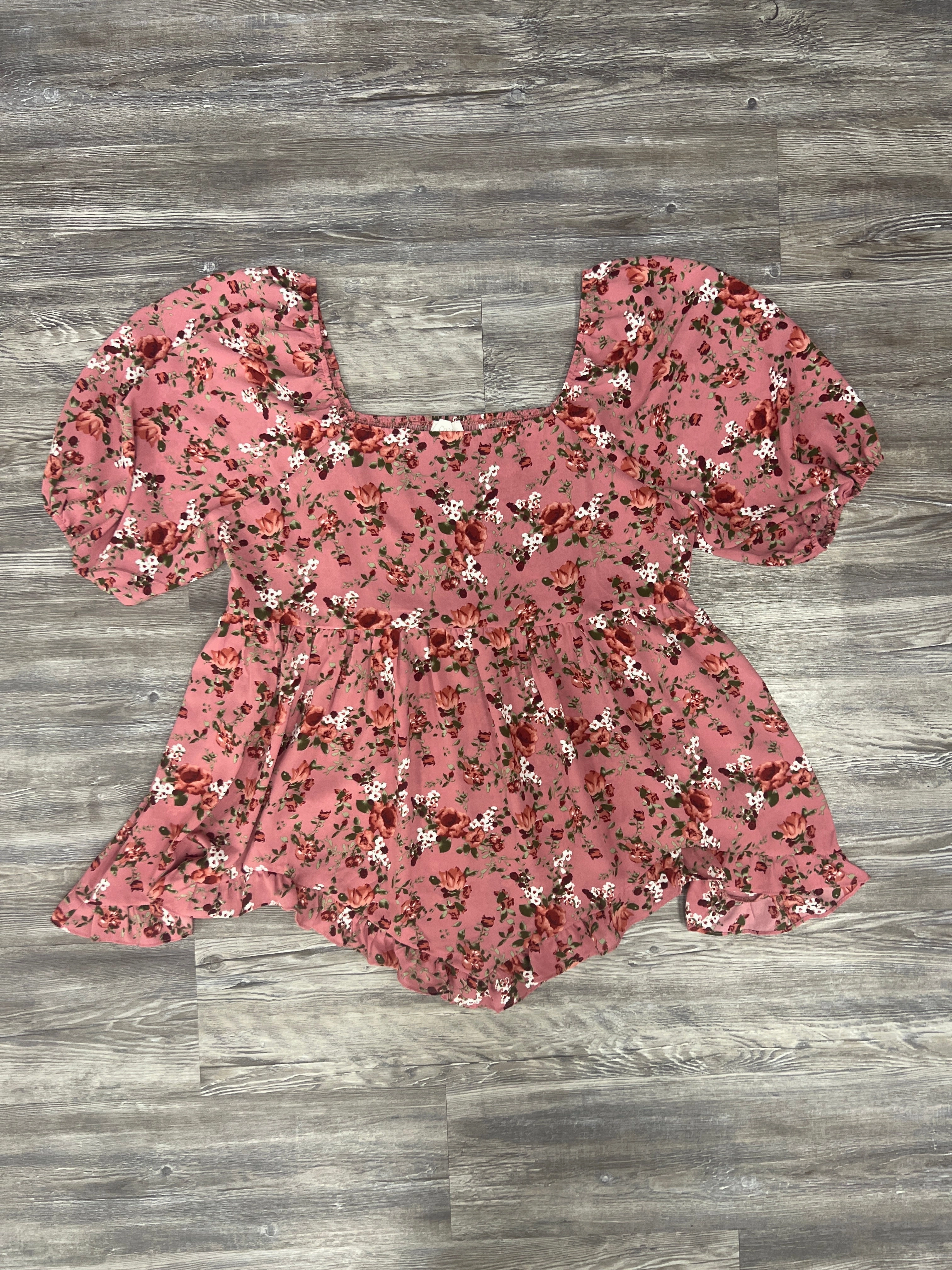 Structured silhouette SoftTouchFinish Top Short Sleeve By Oddi  Size: 3x