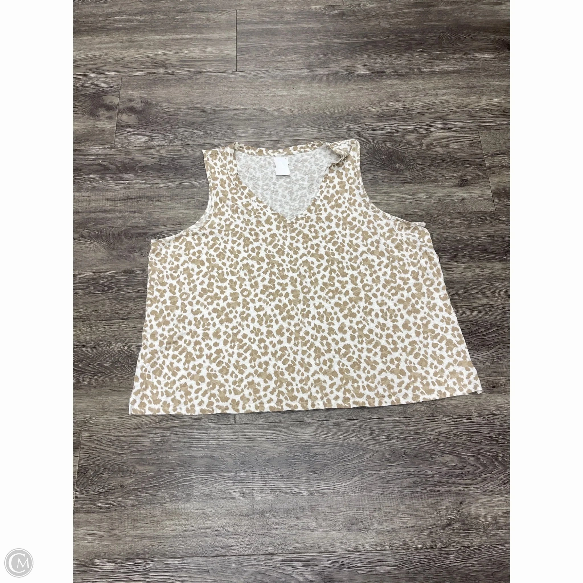 Top Short Sleeve By Old Navy In Animal Print, Size: 2x Layered Sleeve All-Day Wear