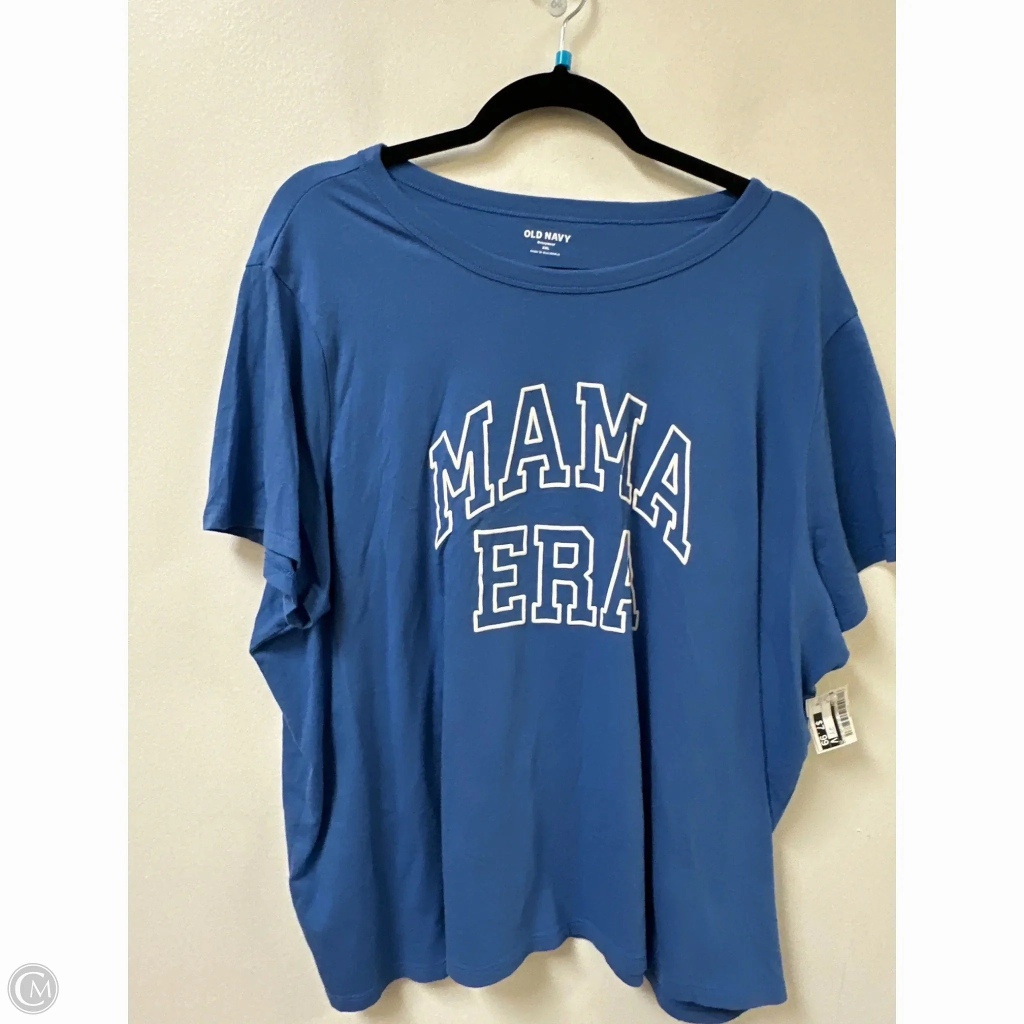 Top Short Sleeve By Old Navy In Blue, Size: 1x Sleek Fit Wear Wrinkle Resistant Material