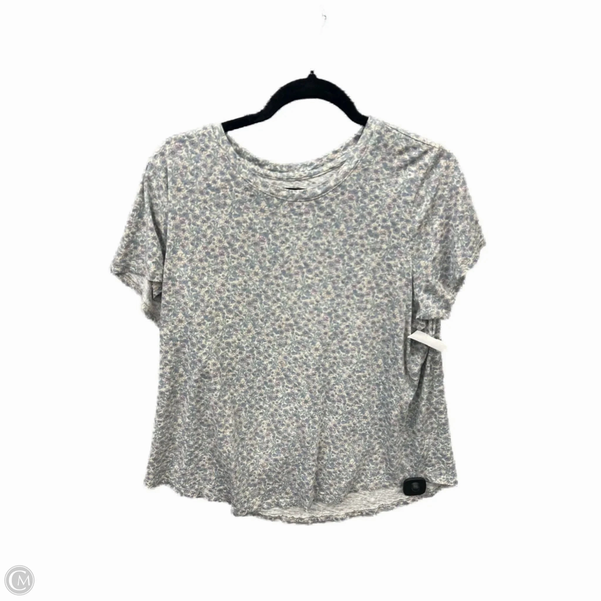 Top Short Sleeve By Old Navy In Blue, Size: Xl ReinforcedHems