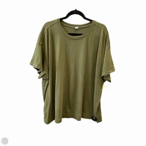 Top Short Sleeve By Old Navy In Green, Size: 3x Soft and breathable