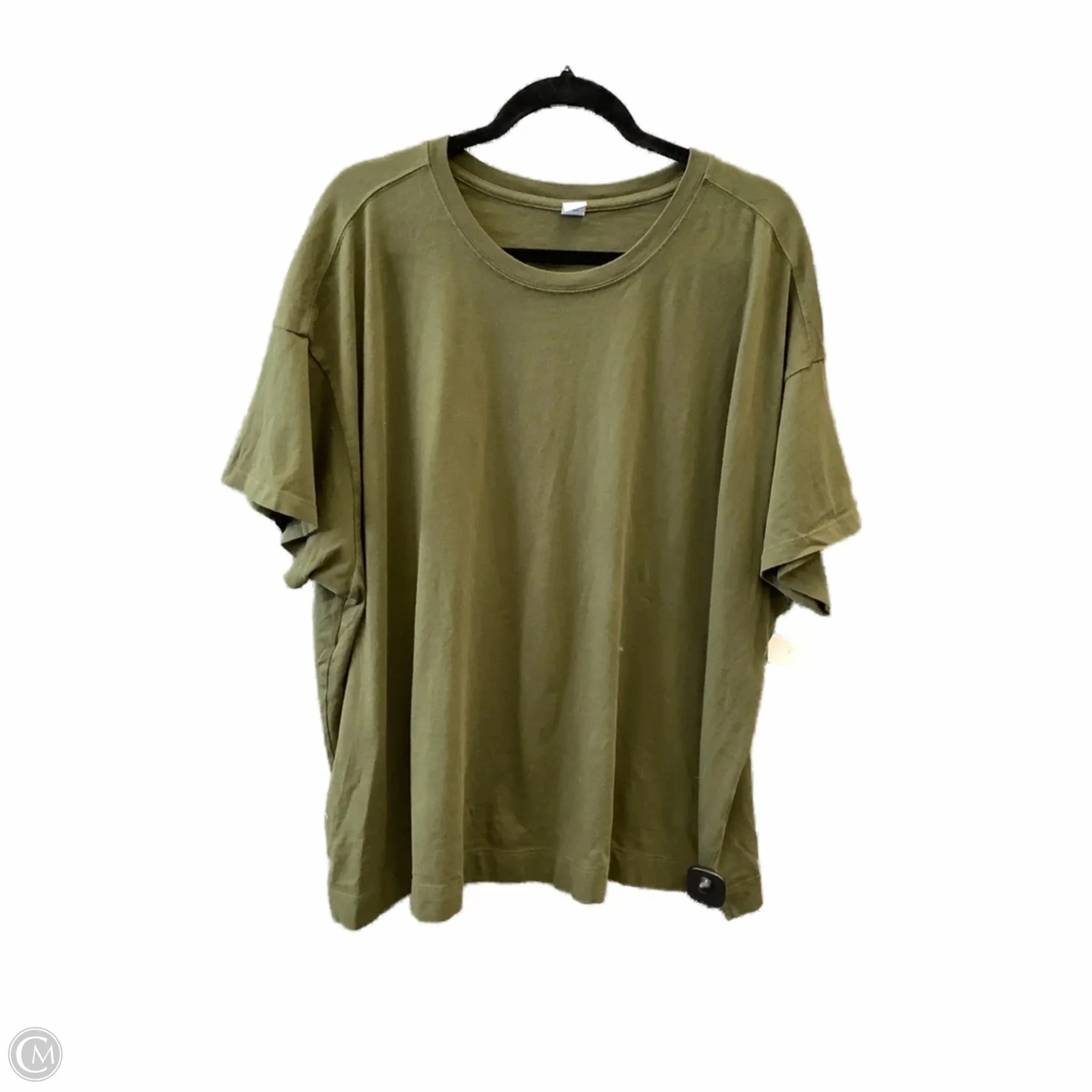 Top Short Sleeve By Old Navy In Green, Size: 3x Soft and breathable