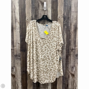 Top Short Sleeve By Old Navy In Multi-colored, Size: 3x Soft Waistband