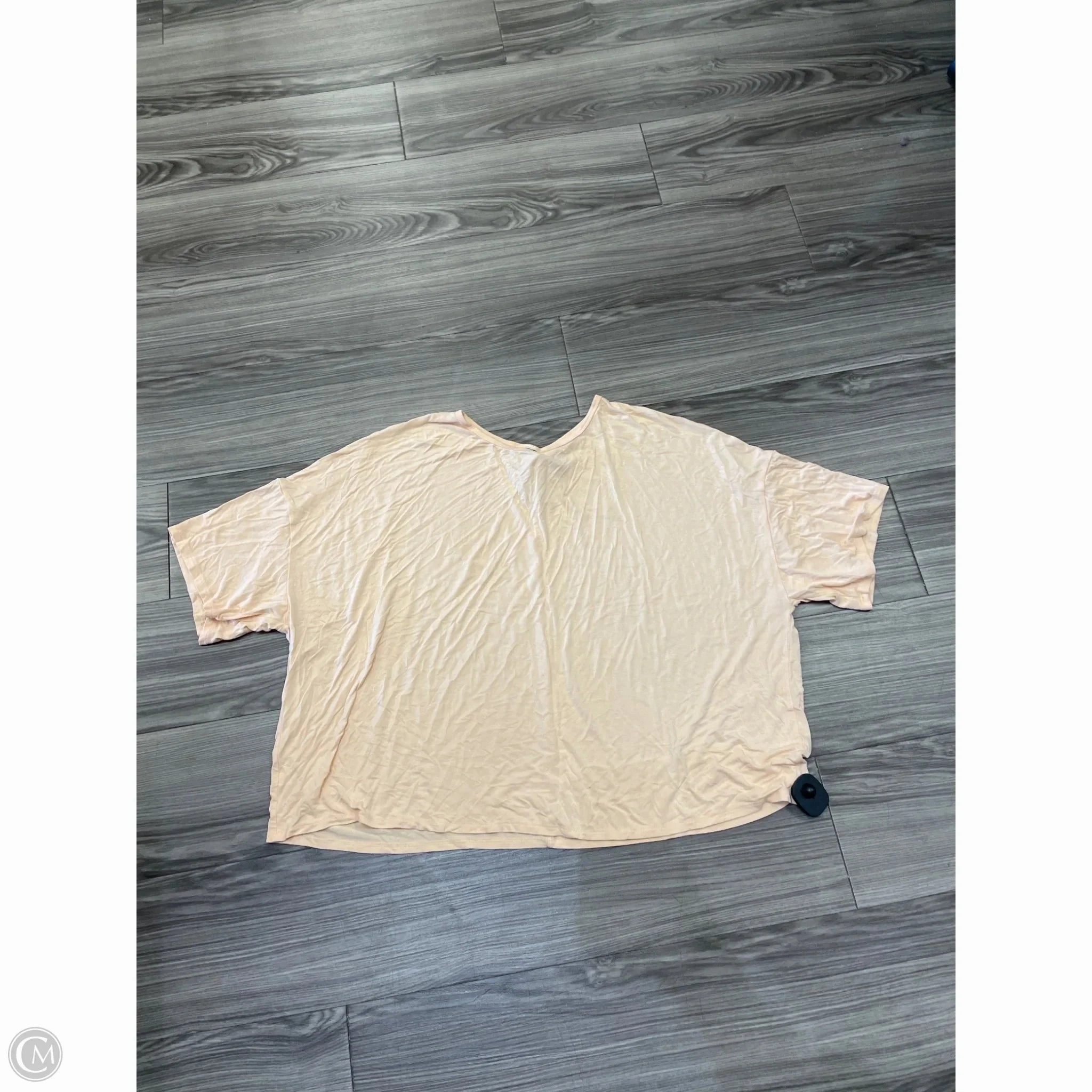 Travel convenience Top Short Sleeve By Old Navy In Orange, Size: 2x