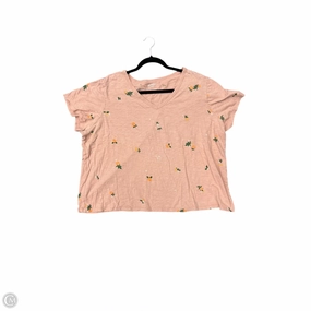 Top Short Sleeve By Old Navy In Pink, Size: 1x Minimal Layers Sporty Look Wear