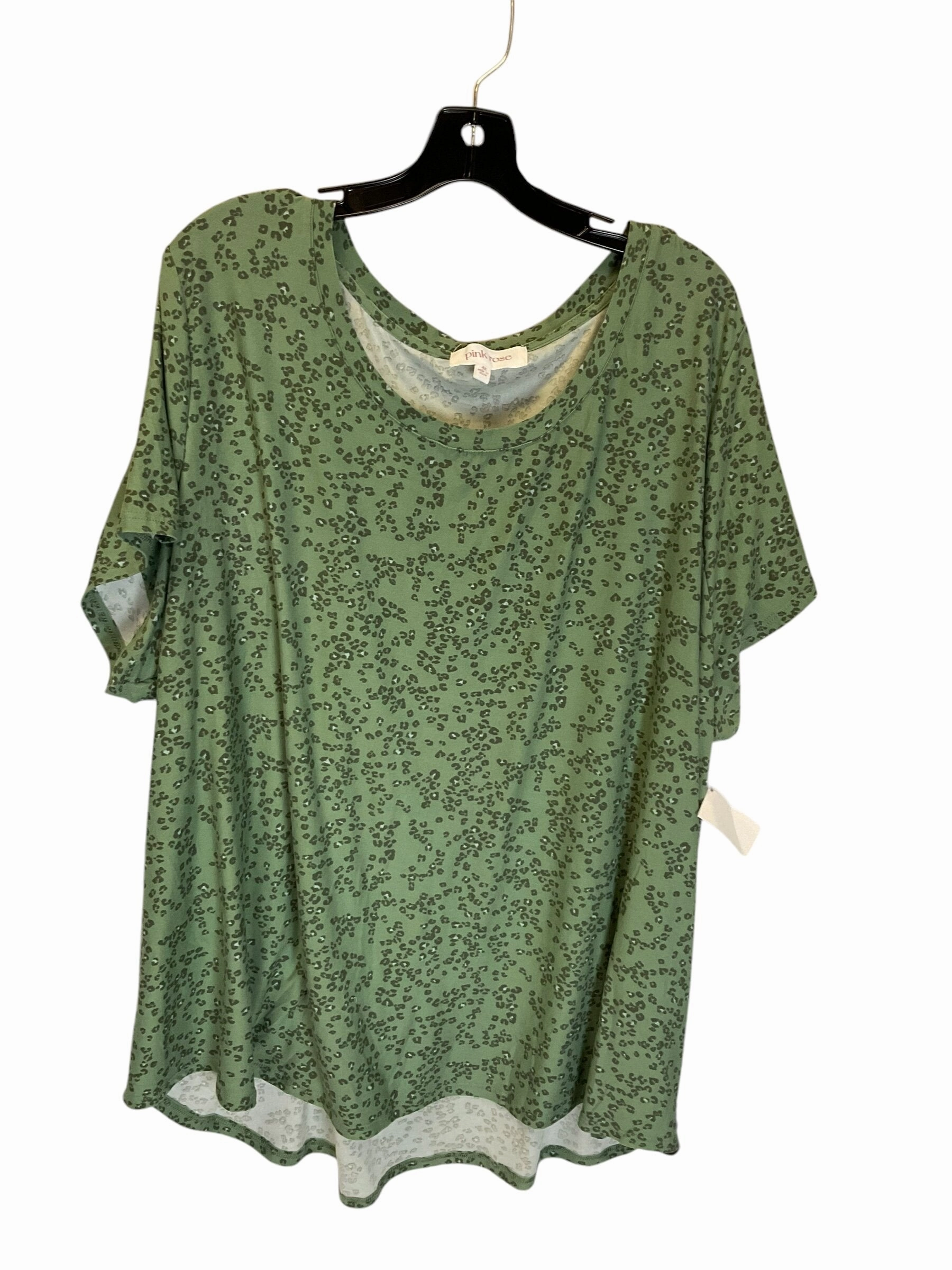 Top Short Sleeve By Pink Rose  Size: 4x NonIrritatingTags