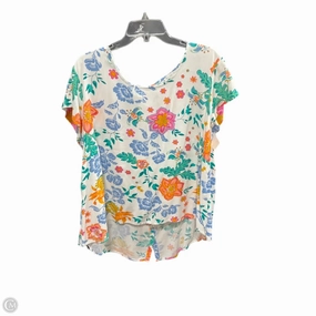 Top Short Sleeve By Rachel Zoe In Floral Print, Size: 1x Trendy Piece Tear Resistant
