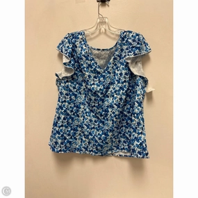 Street Trendy Top Short Sleeve By Shein In Blue, Size: 2x