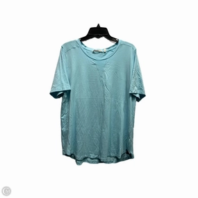 Top Short Sleeve By Soft Surroundings In Teal, Size: Xl Cozy Design Fit