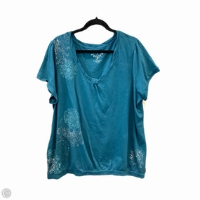 Top Short Sleeve By Sonoma In Blue, Size: 2x TemperatureRegulating Breathable touch