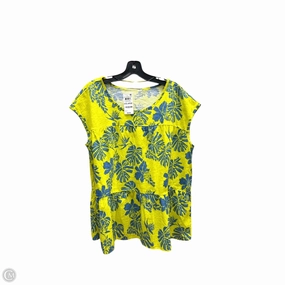 Top Short Sleeve By Style And Company In Yellow, Size: 2x Timeless Must-Have Non Irritating Collar