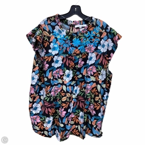 Top Short Sleeve By Sweet Rain In Floral Print, Size: 3x Date night Chilly Comfort