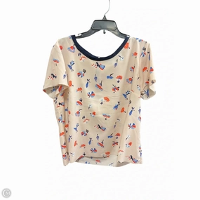 AllWeatherComfort Daily Comfort Top Short Sleeve By Talbots In Floral Print, Size: 1x