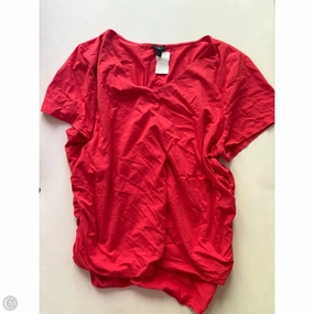 Top Short Sleeve By Talbots In Orange, Size: 3x Daily Favorite
