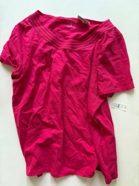 Top Short Sleeve By Talbots In Pink, Size: 3x Fresh Outfit