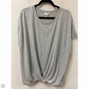 Top Short Sleeve By Time And Tru In Grey, Size: 2x EthicalProduction
