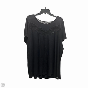 OdorResistantTechnology Top Short Sleeve By Torrid In Black, Size: 3x