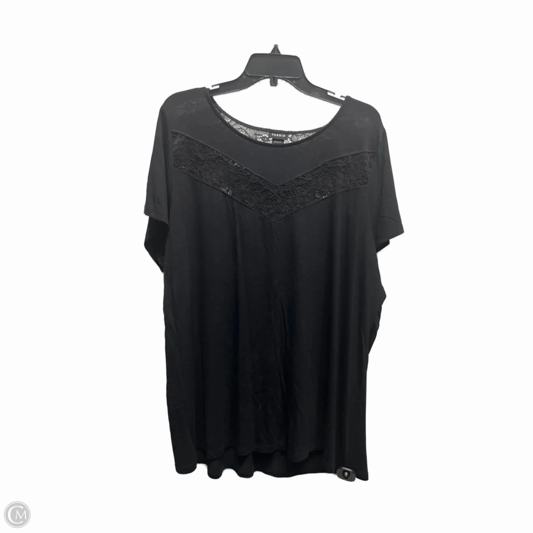 OdorResistantTechnology Top Short Sleeve By Torrid In Black, Size: 3x