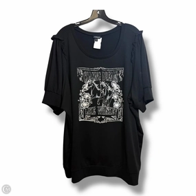 Effortless Wear Top Short Sleeve By Torrid In Black, Size: 4x