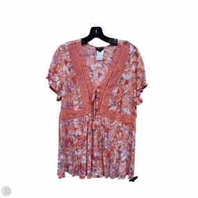 Top Short Sleeve By Torrid In Floral Print, Size: 1x Oeko Tex Certified