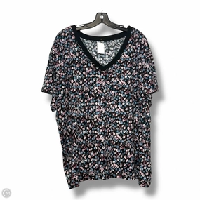 Active Style Trend Personalized Top Short Sleeve By Torrid In Floral Print, Size: 3x