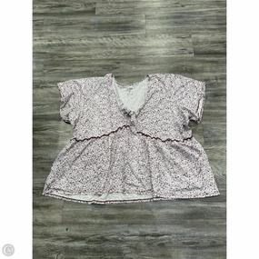 Top Short Sleeve By Torrid In Floral Print, Size: 4x Comfort Apparel Animal print wildness